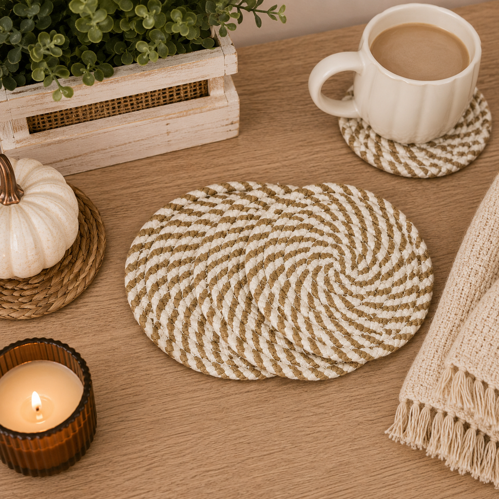 Autumn Fabric Coaster