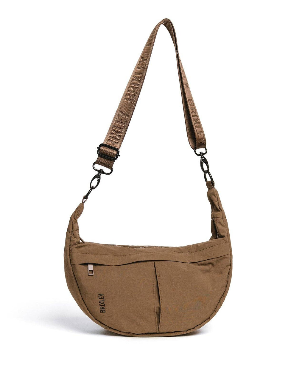 Mocha Crescent Brixley Bag