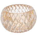 Diamond Round Glass Votives