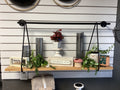 Rectangle Wood Hanging Shelf