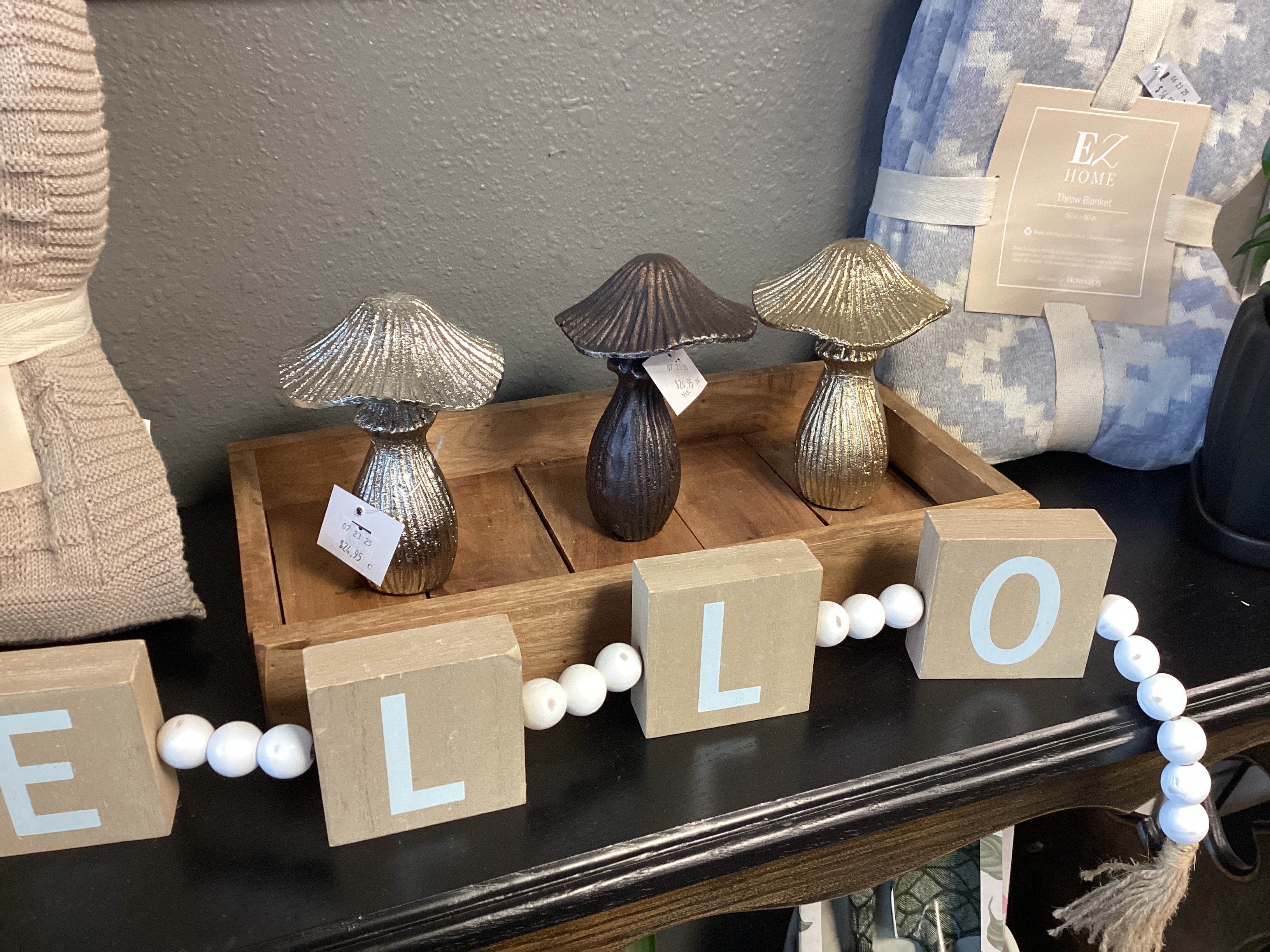 Metal Decorative Mushroom