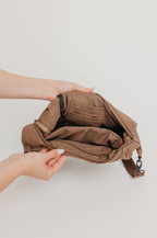 Mocha Crescent Brixley Bag