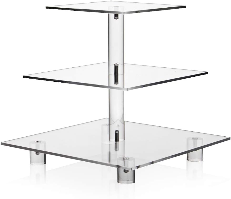 Clear Acrylic 3 Tiered Stand