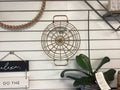 Round Metal Basket Wall Decor