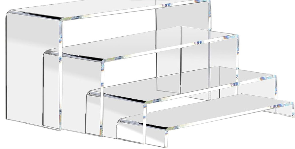 Clear Acrylic Display Risers (Set of 4)