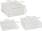 White Wood Dessert/Snack Display Risers Set