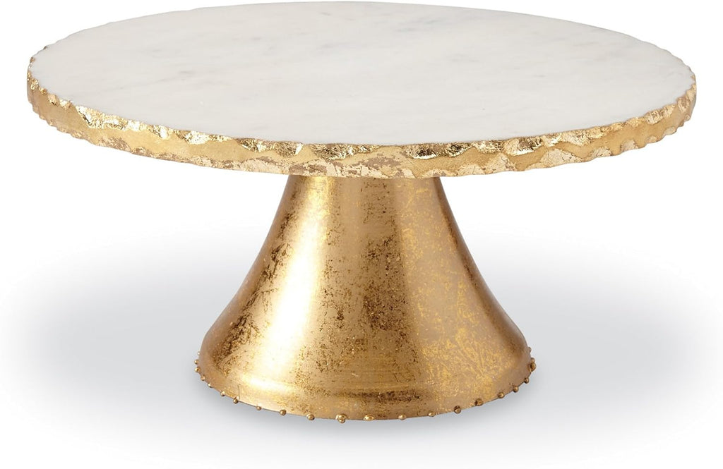 Gold Marble Cake Stand