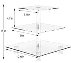 Clear Acrylic 3 Tiered Stand