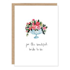 Beautiful Bride To Be Bridal Shower Card