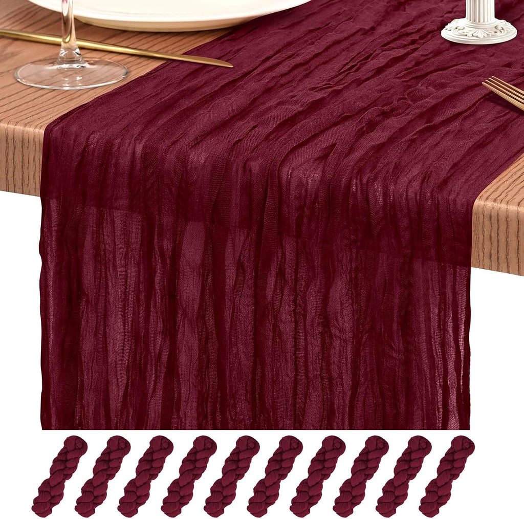 Cheesecloth Table Runners