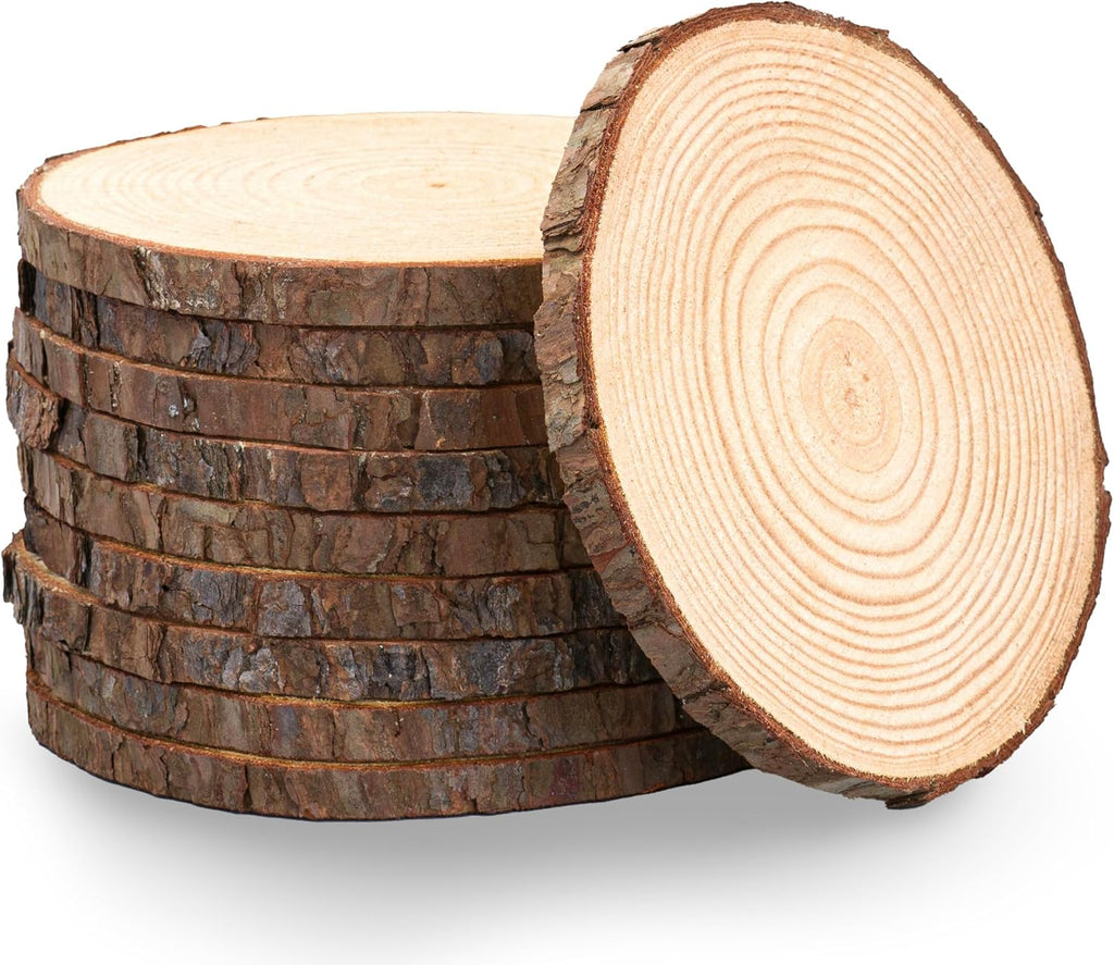 Round Wood Centerpiece Slice