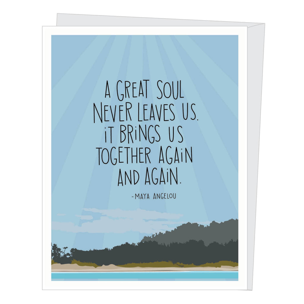 Great Soul Quote Sympathy Card