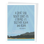 Great Soul Quote Sympathy Card