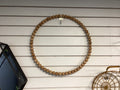 Circle Wood Beaded Wall Decor