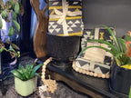 Black Speckled Ceramic Planter