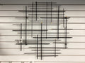 Metal Black/Gold Wall Decor