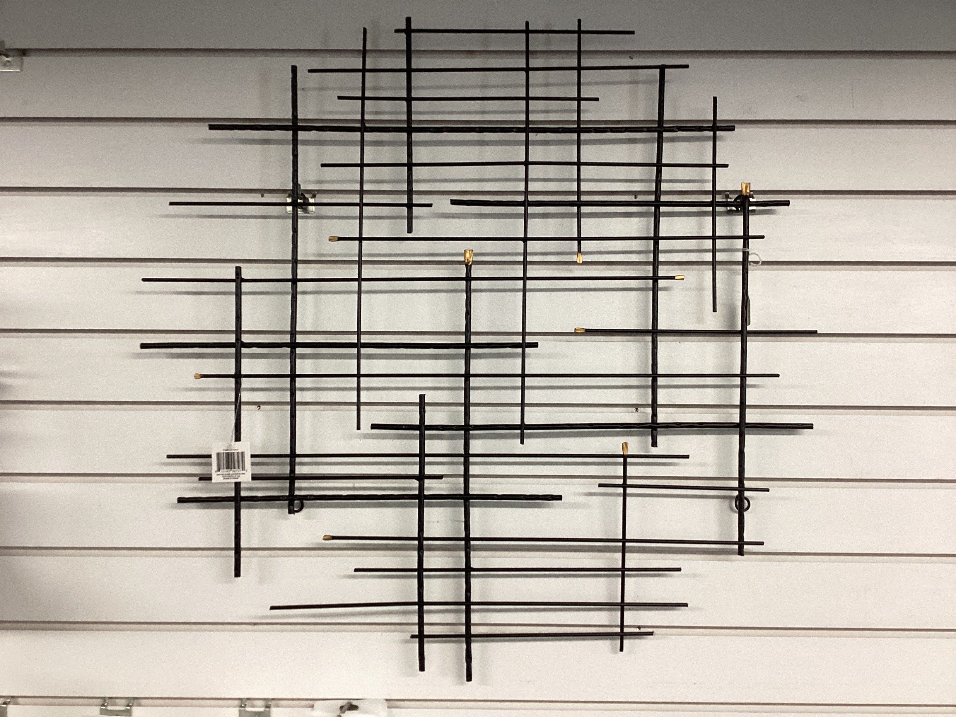 Metal Black/Gold Wall Decor
