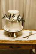 Gold Marble Cake Stand