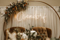 Gold Metal Circle Arch/Backdrop