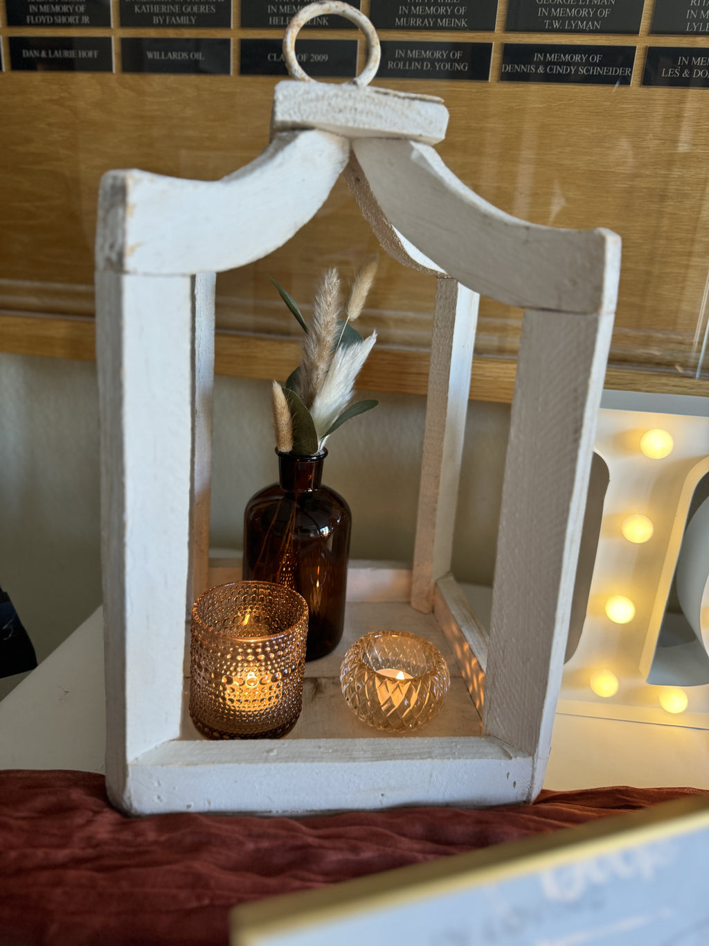 White Wood Lanterns
