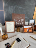 Wood "Guestbook" Sign (12x9)