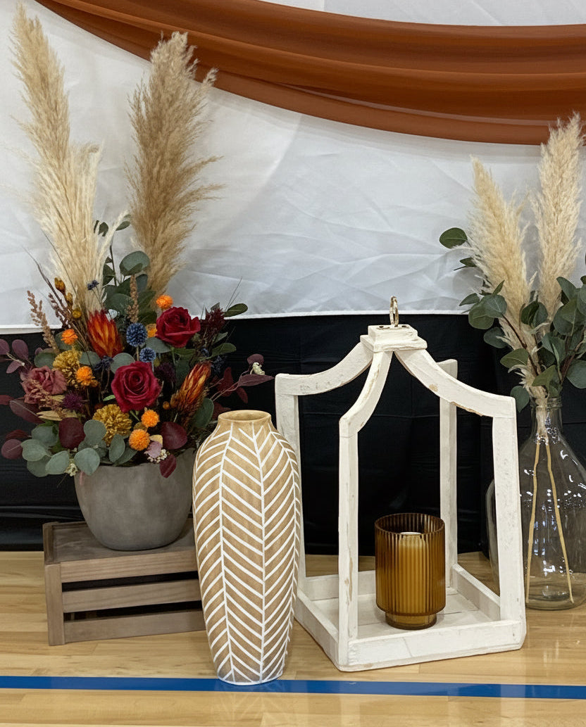 White Wood Lanterns