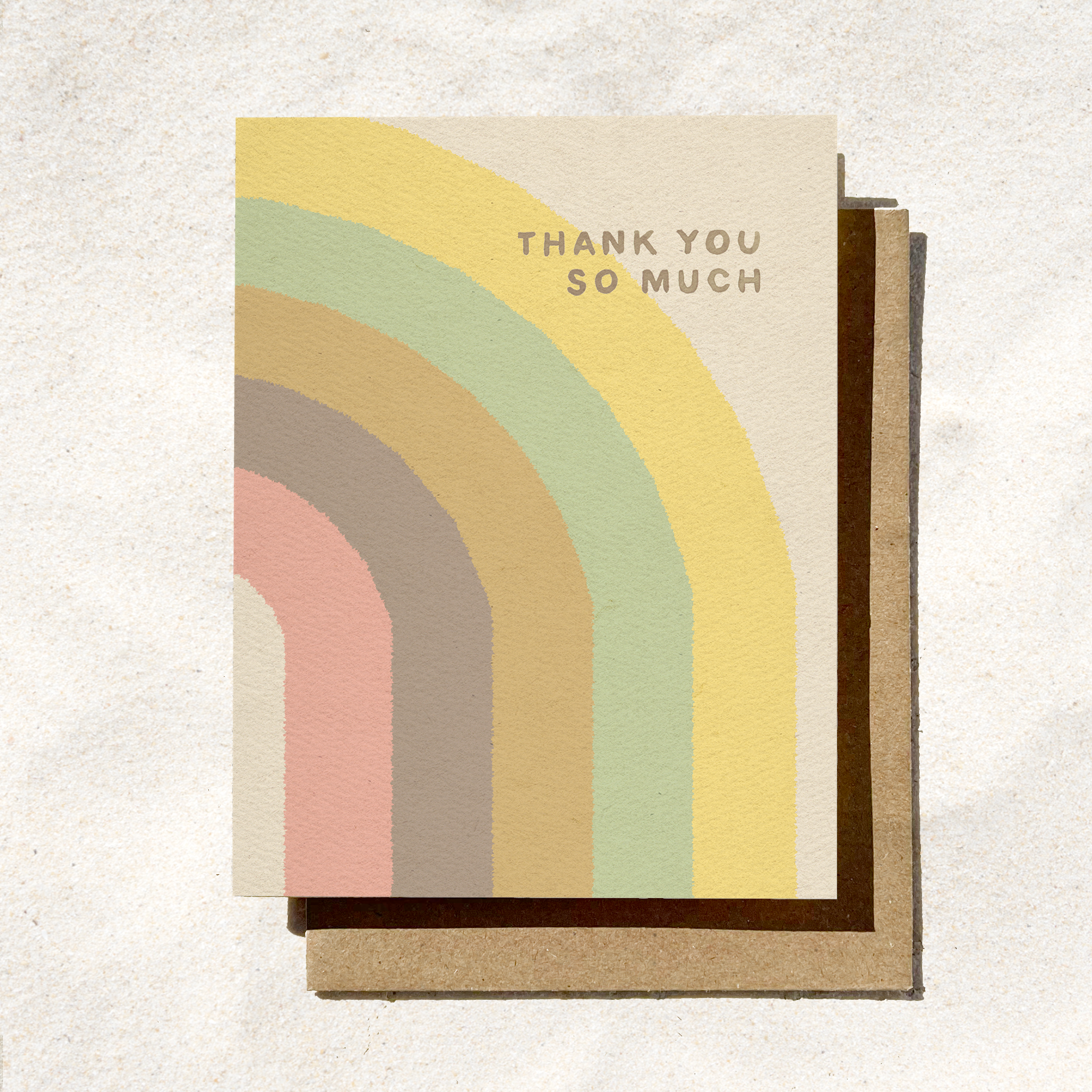 Thank You So Much Card | Rainbow Card | Fall Gift