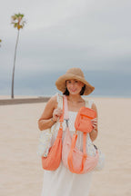 Peach Crescent Brixley Bag
