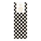 Black Checker Tissue Paper