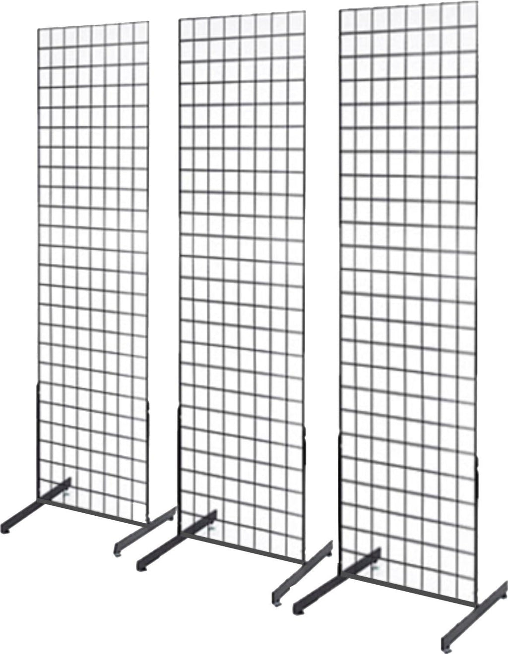 Black Grid Panels Backdrop
