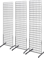 Black Grid Panels Backdrop