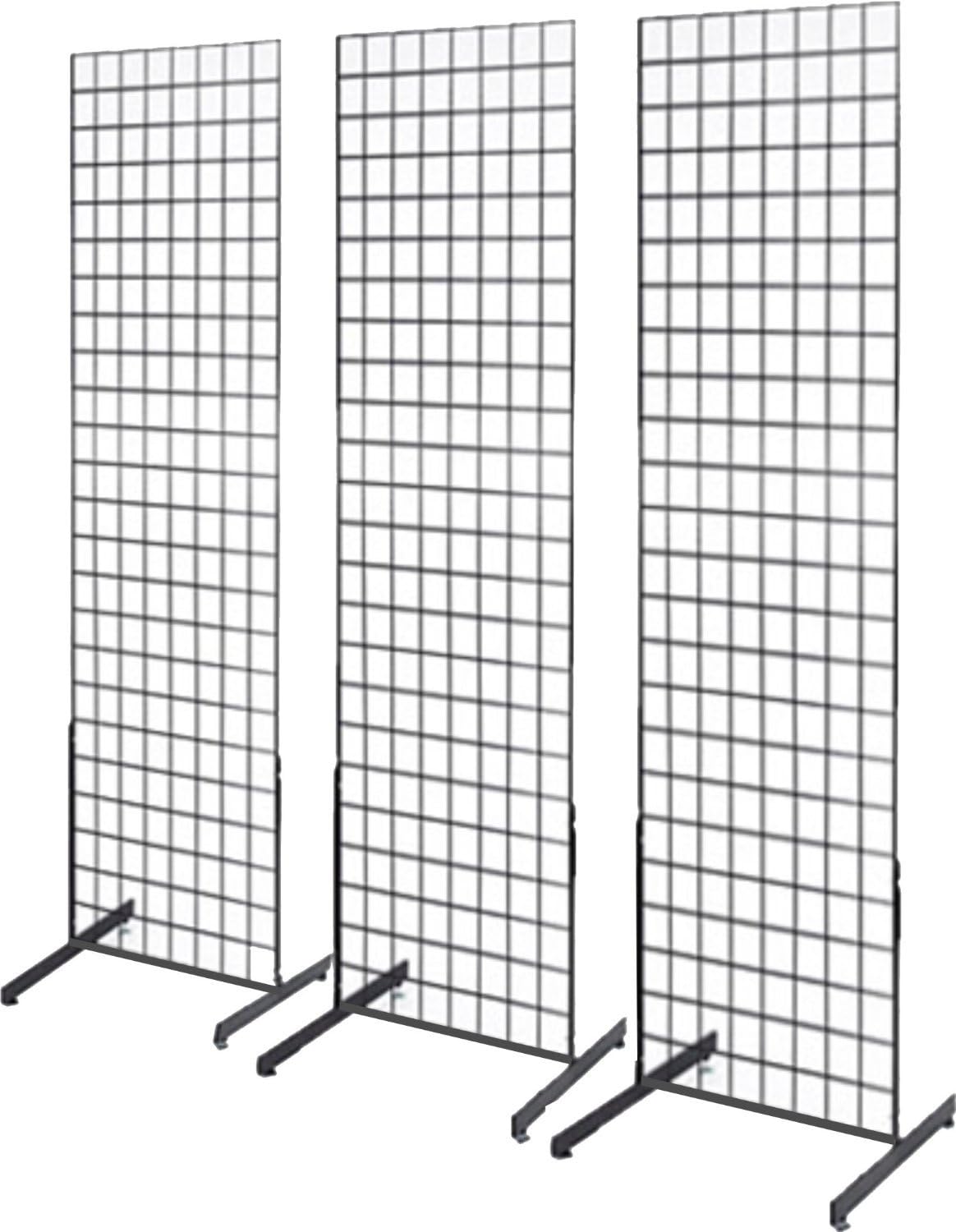 Black Grid Panels Backdrop