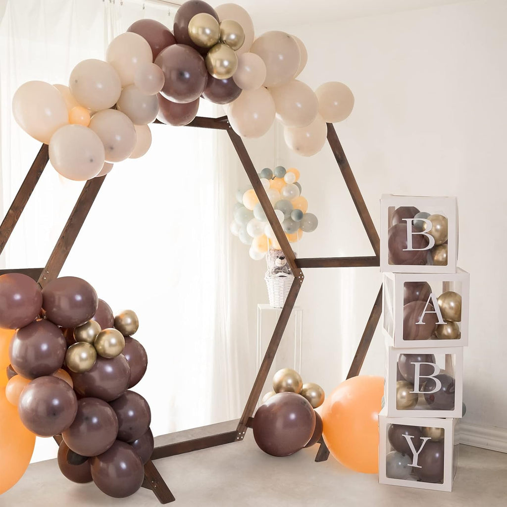 Wood Hexagon Arch/Backdrop